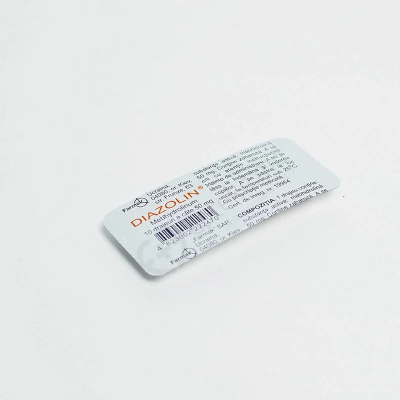 Diazolin draj. 50 mg N10