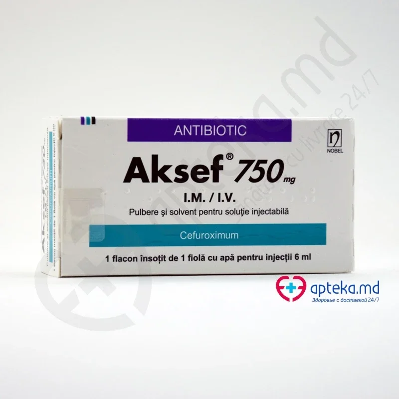 Aksef 750 mg pulb.+solv./sol. inj. 750 mg N1 + 6 ml N1
