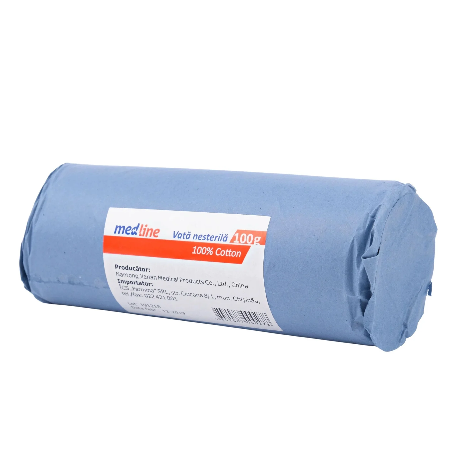 Vata nesterila MEDLINE 100g