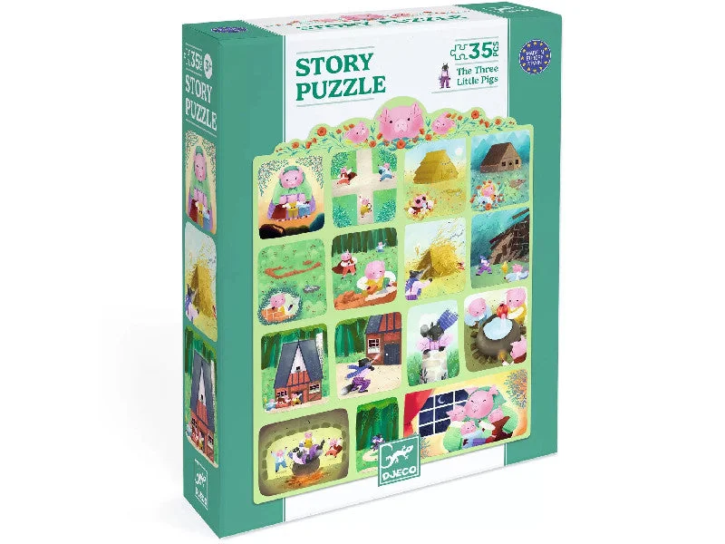 Art toys DJ070510 Puzzle Cei trei purcelusi