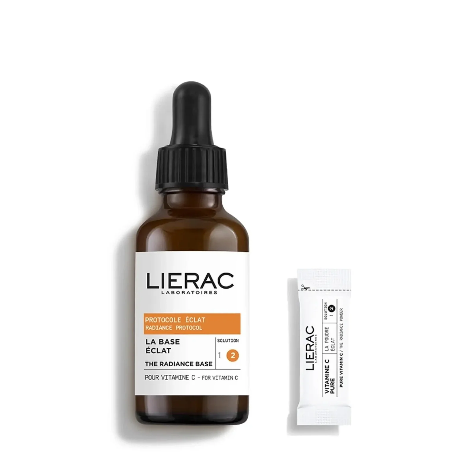 LIERAC Radiance Protocol Etapa 2 Ser cu Vit C 30ml (baza+14xsache-pudră)