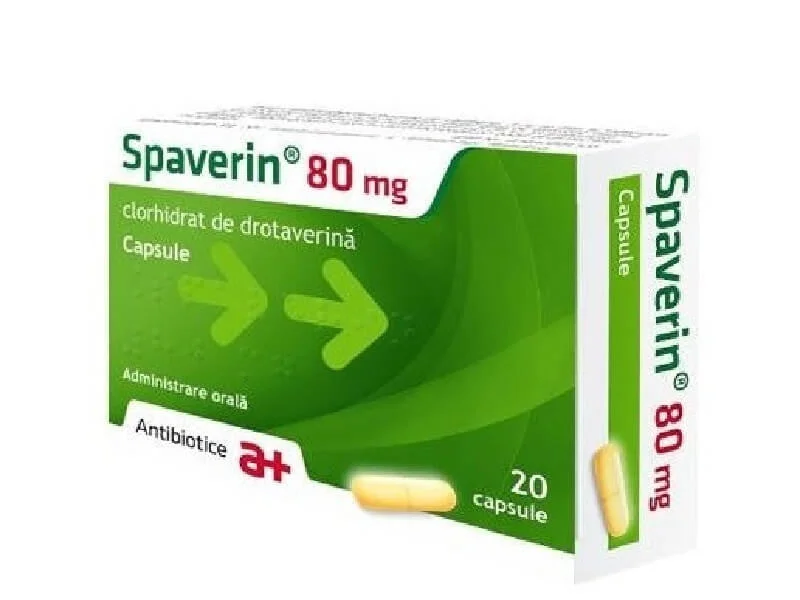 Spaverin 80 mg caps. 80 mg N10x2