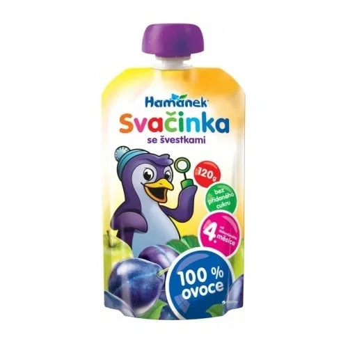 Hamanek Piure măr,pruna 120g