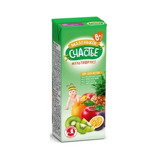 Malenikoe Sciastie Suc multifruct nectar 0.2l