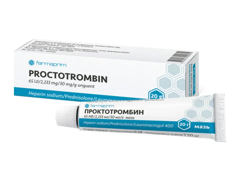Proctotrombin ung. 65 UI + 2,233 mg + 30 mg 20 g N1
