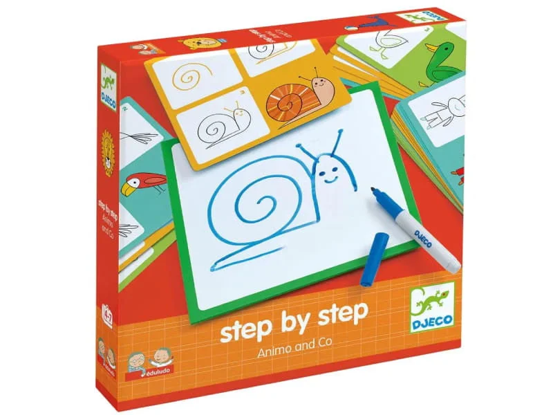 Art toys EDULUDO - Pas cu Pas animalute DJ08320