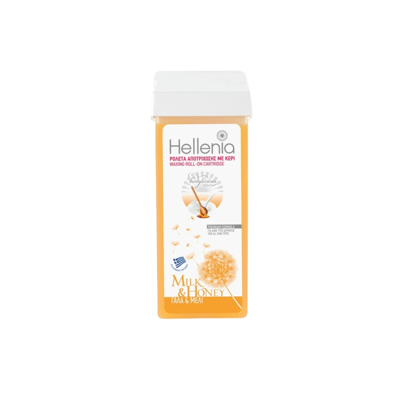 Hellenia Ceara pentru depilare Milk & Honey 100ml
