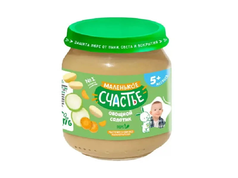 Malenikoe Sciastie Piure salată de legume 90g