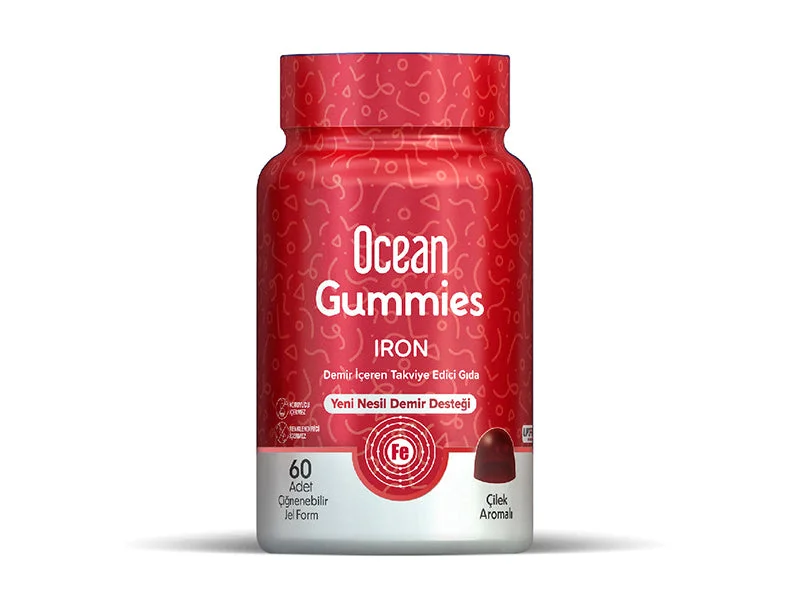 Ocean Smart Gummies Iron jeleuri masticabile