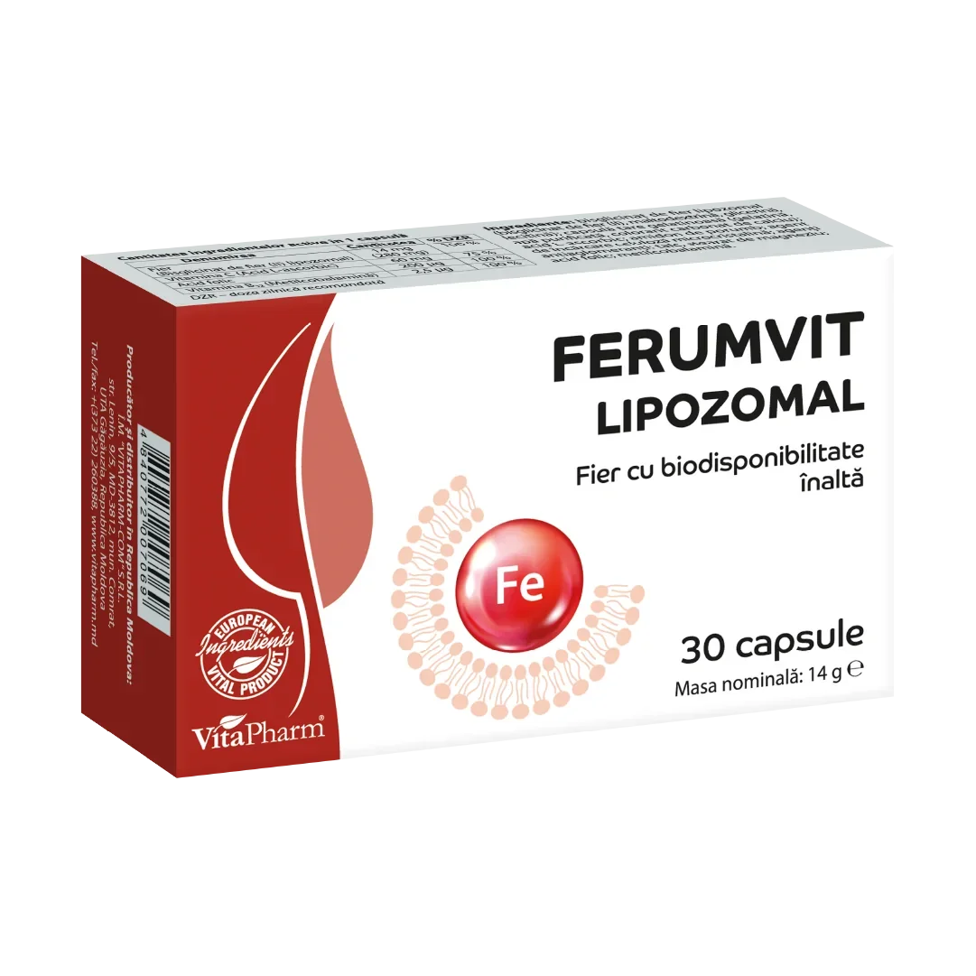 Ferumvit Lipozomal caps. N10x3