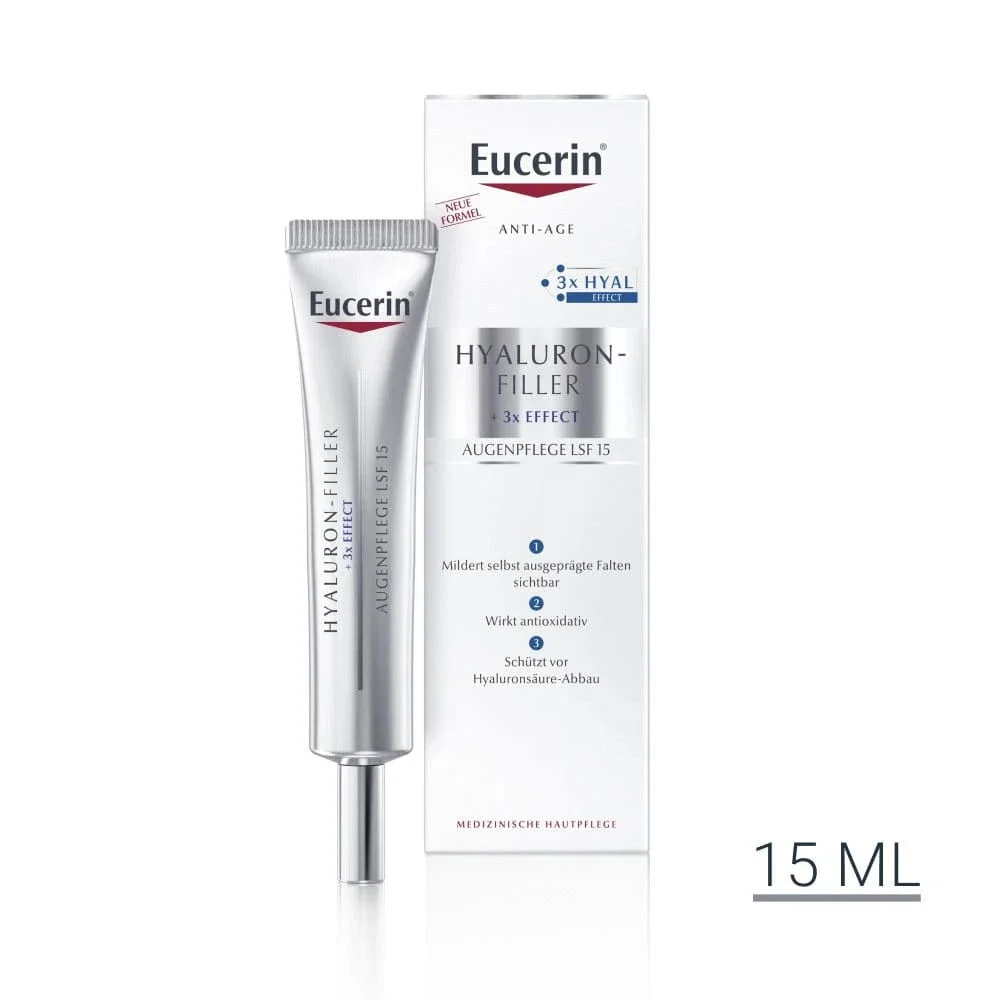 Eucerin Hyaluron Filler Cremă contur ochi SPF15, 15ML (63536)