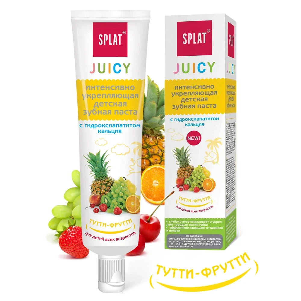 Splat Juicy Pastă de dinți pentru copii Tutti-Frutti 35ml