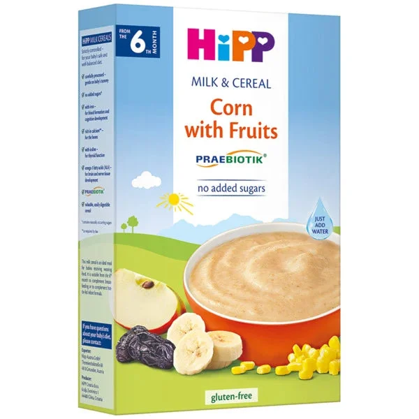 Hipp 2953 Terci cu lapte,porumb și fructe 250g
