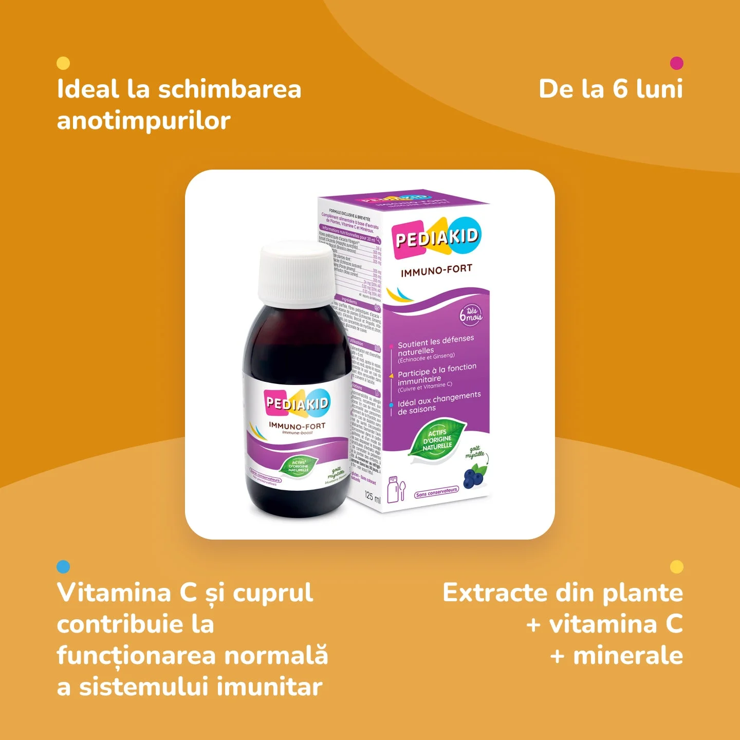 INELDEA Pediakid Immuno-Fort sirop 125 ml