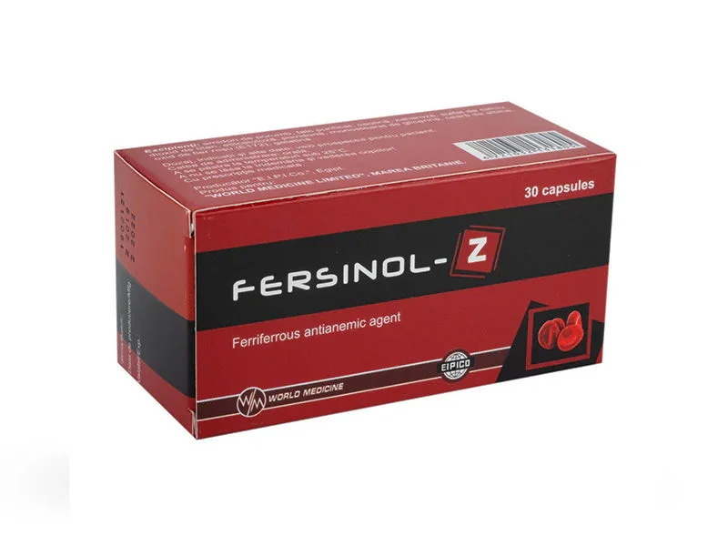 Fersinol-Z caps. N15x2