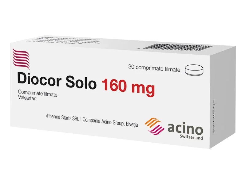 Diocor Solo comprimate filmate 160 mg N10x3