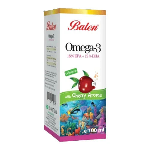 Balen Omega 3 cu gust de cirese 100ml