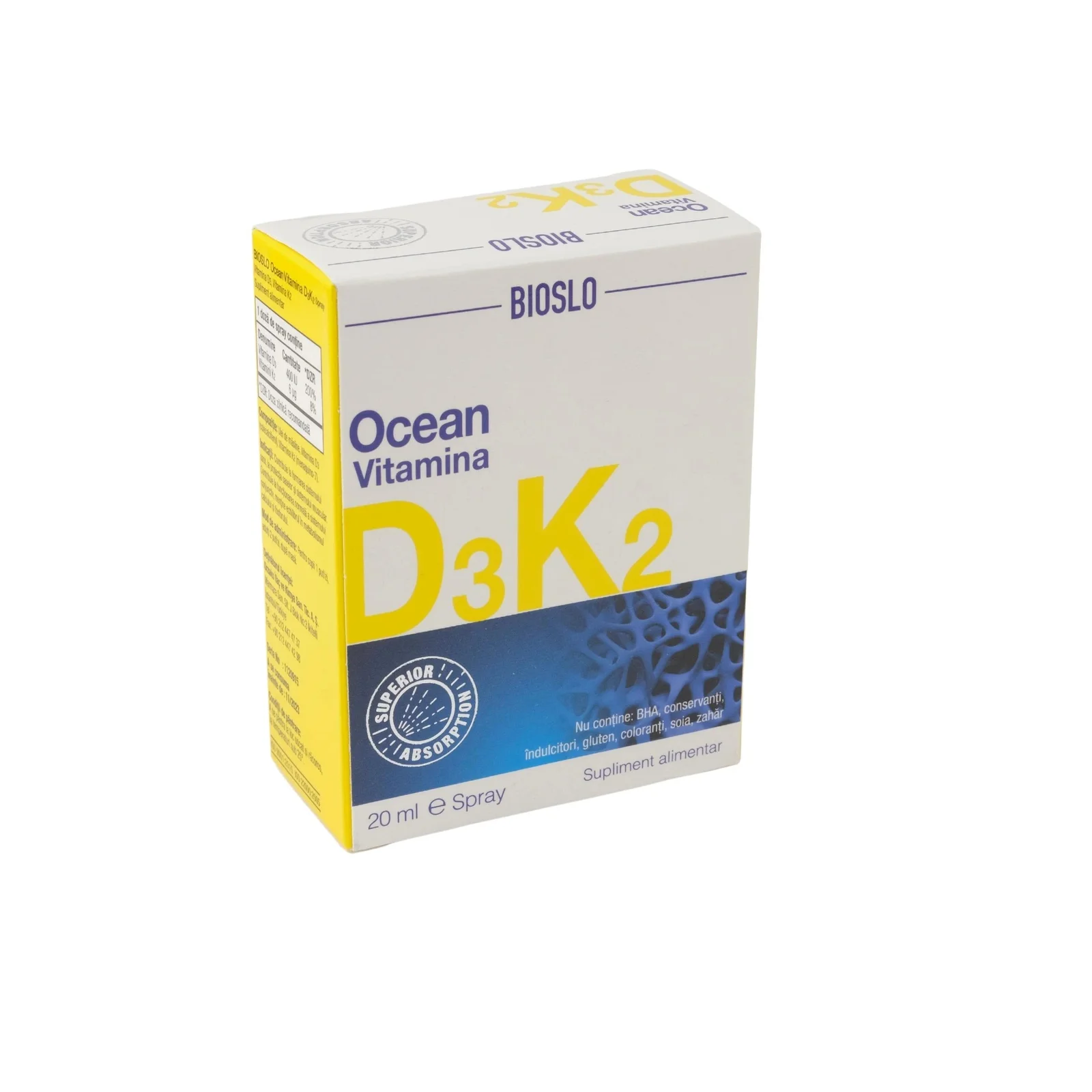 Ocean vitamin D3K2 spray 20ml