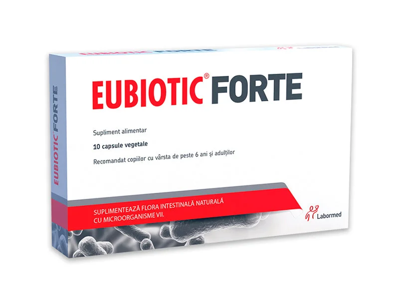 Eubiotic Forte caps. (de la 6 ani)