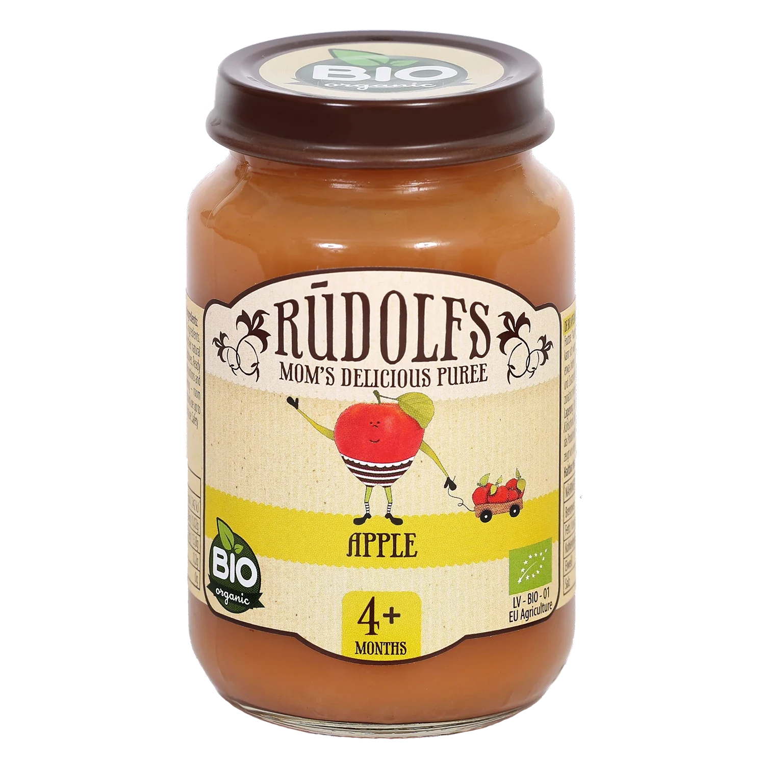 Rudolfs Organic Piure Mere 190g (4+)