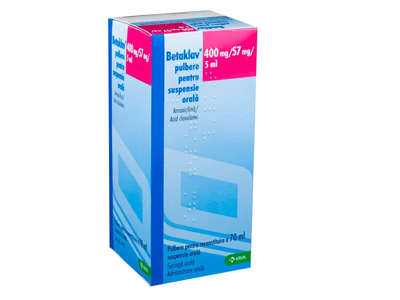 Betaklav 400mg/57mg/5ml pulb./susp.orala 70ml