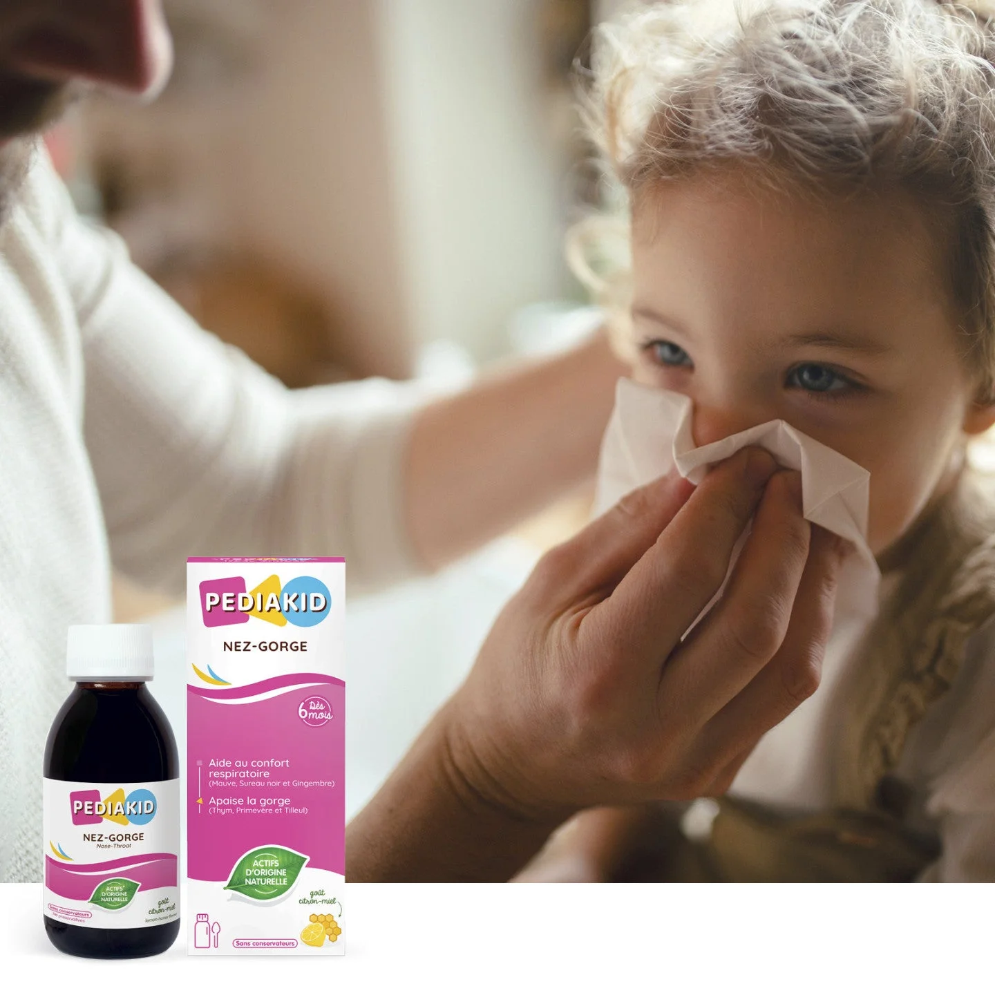 INELDEA Pediakid Nose-Throat sirop pentru nas-gât 125ml
