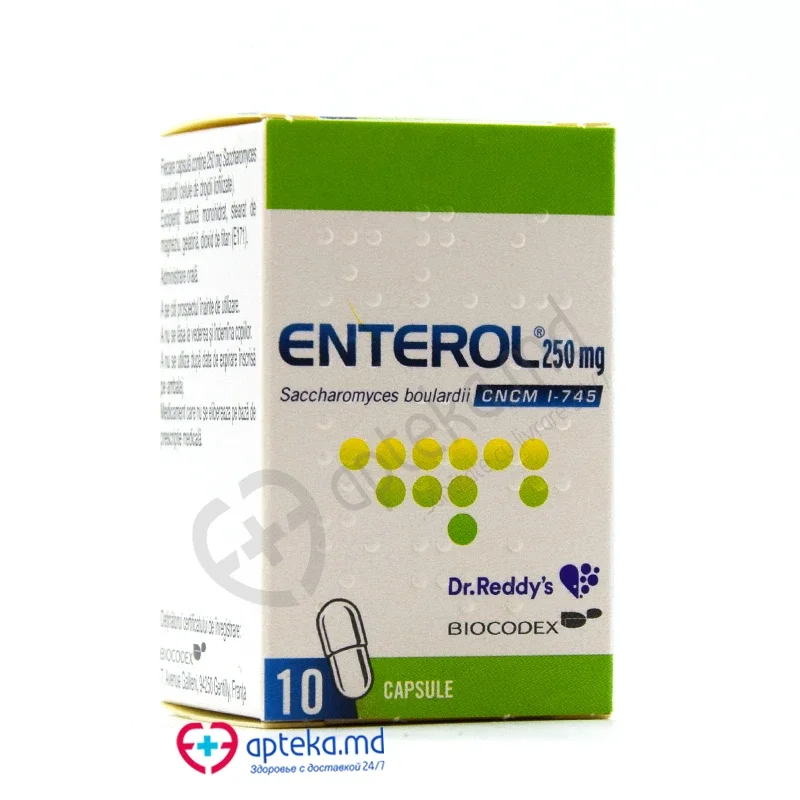 Enterol 250 caps. 250 mg N10
