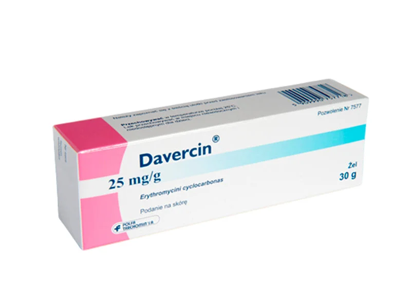 Davercin gel 25 mg/g 30 g N1