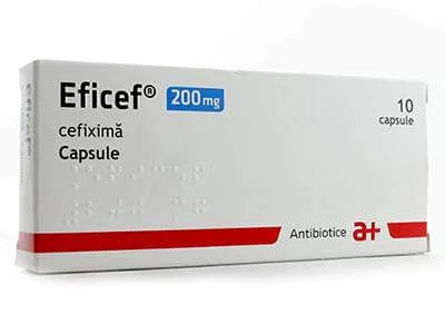 Eficef 200 mg caps. 200 mg N10