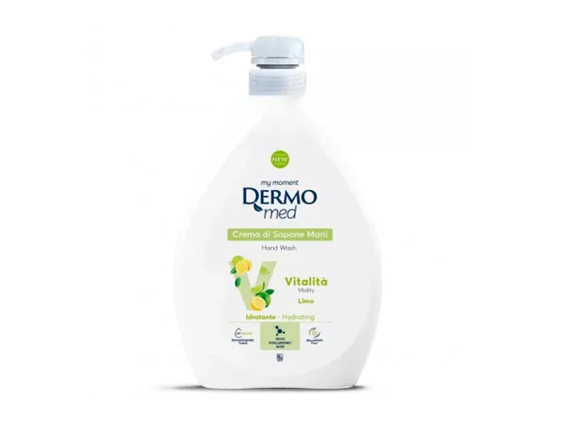 Dermomed Sapun-crema lichid Vitalita Lime cu dozator 600 ml