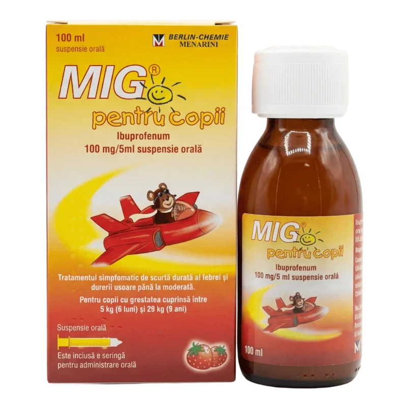 Mig pentru copii susp. orala 20 mg/ml 100 ml N1