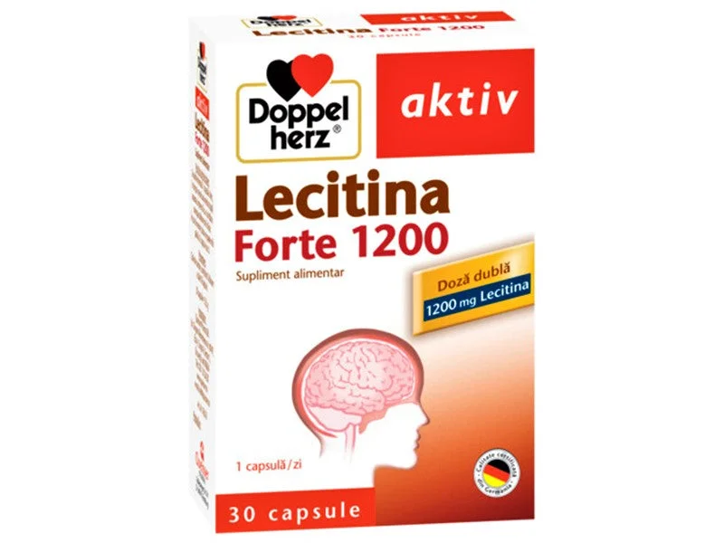 Doppelherz Lecitina Forte 1200mg caps.+cadou