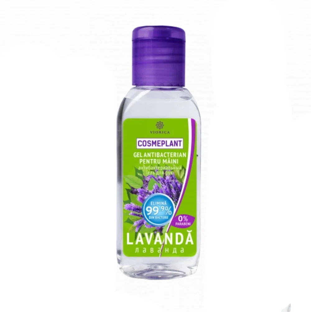 Viorica Cosmeplant Gel antibacterial pentru mâini Lavandă 50ml