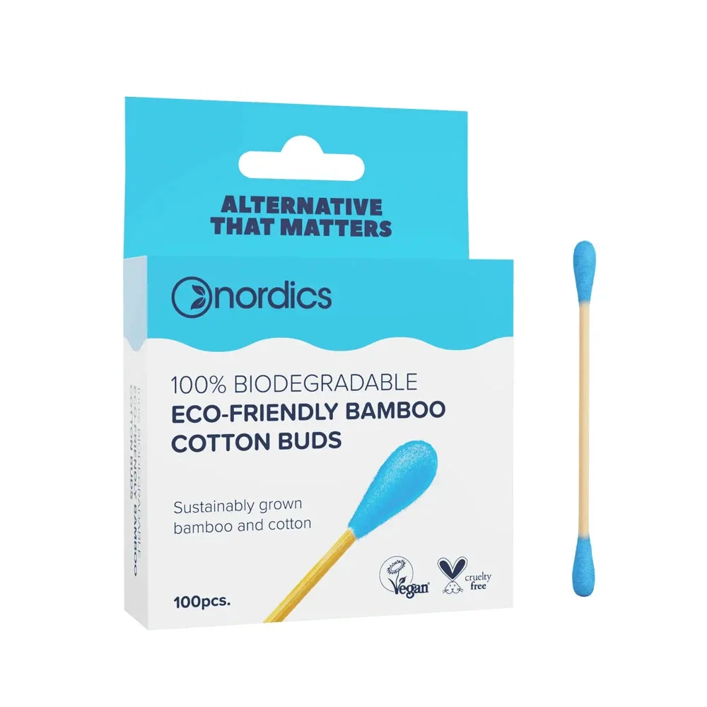 Nordics Bamboo Bețișoare igienice (albastru) N100