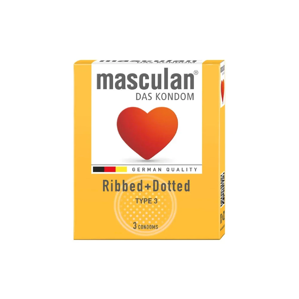 Prezervative Masculan type 3 N3 (ribbed+dotted)