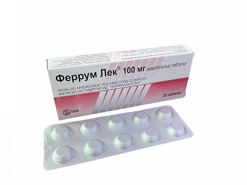 Ferrum Lek 100mg comp. mast. N30