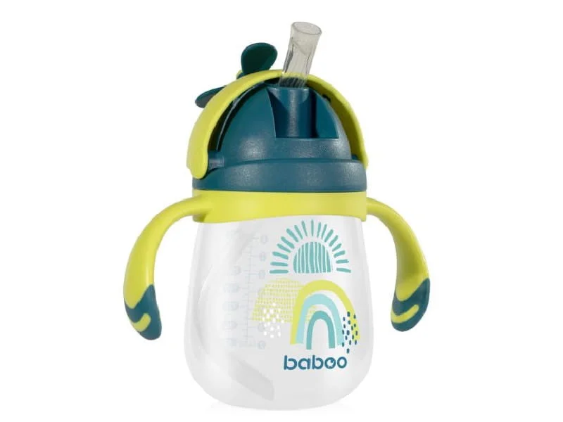 Baboo cana cu pai din silicon 240ml Lagoon Fiesta 9M+ 8-147
