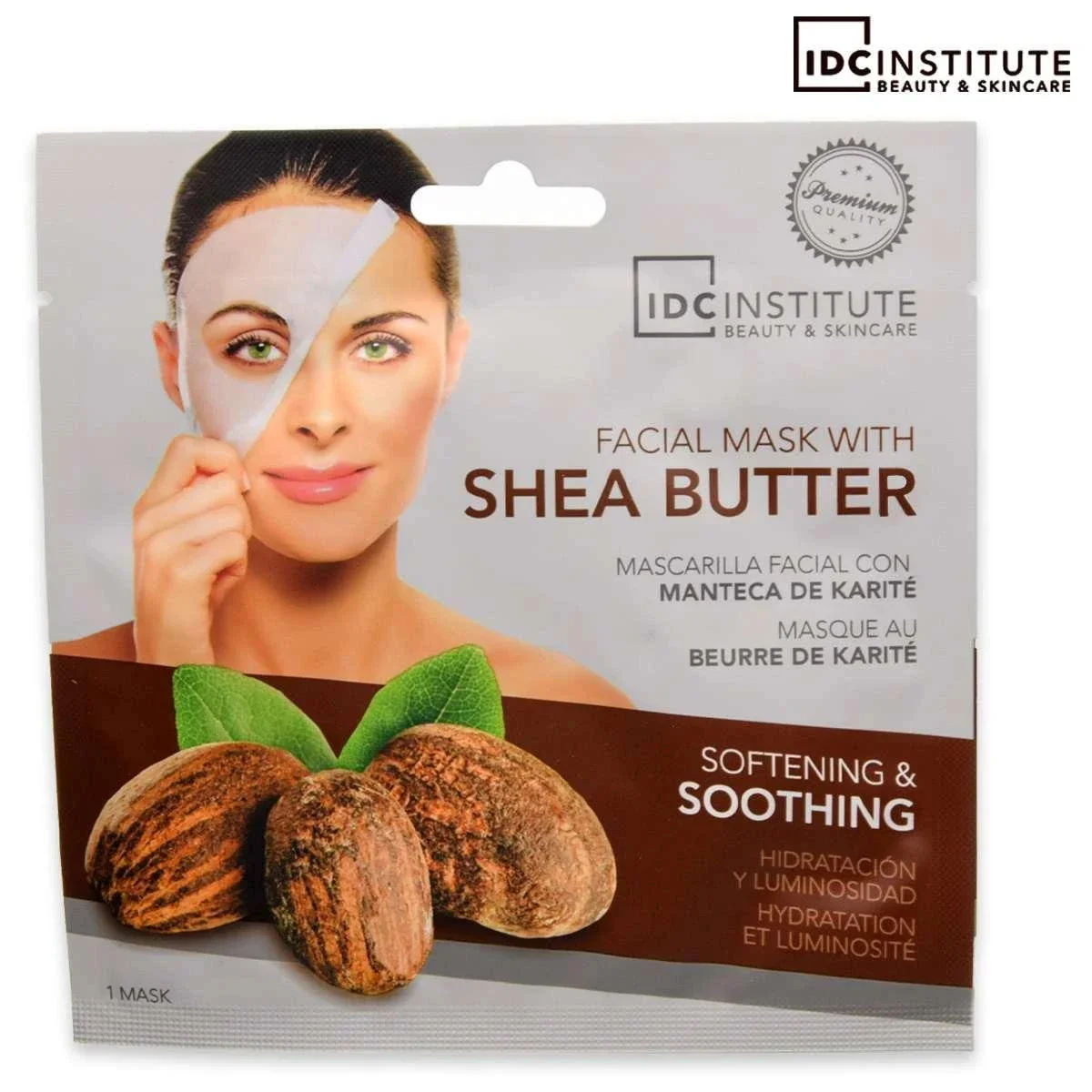 IDC Institute Masca emolienta cu unt de shea pentru față 22g (3091)