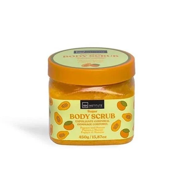IDC Institute Scrub de corp cu zahăr Papaya, Mango 470g