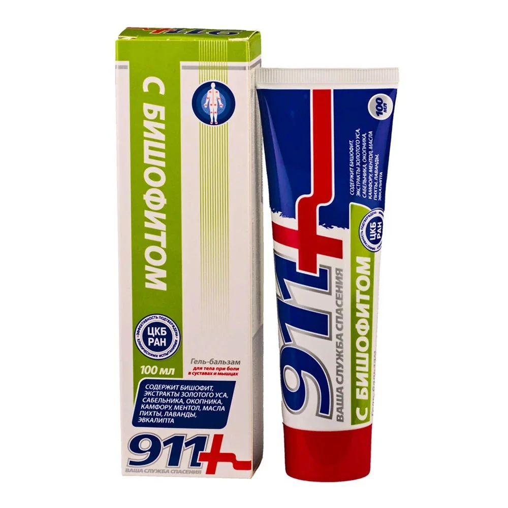 911 Bisofit Gel balsam pentru articulații 100ml