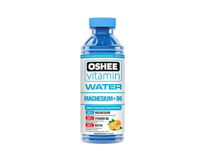 Oshee Apa vitaminizata Mg + B6 lamaie/portocala 555ml