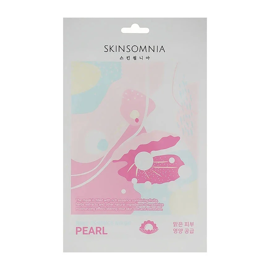 JK SKINSOMNIA Masca pentru față din țesătura cu extract de perla, 25ml,
