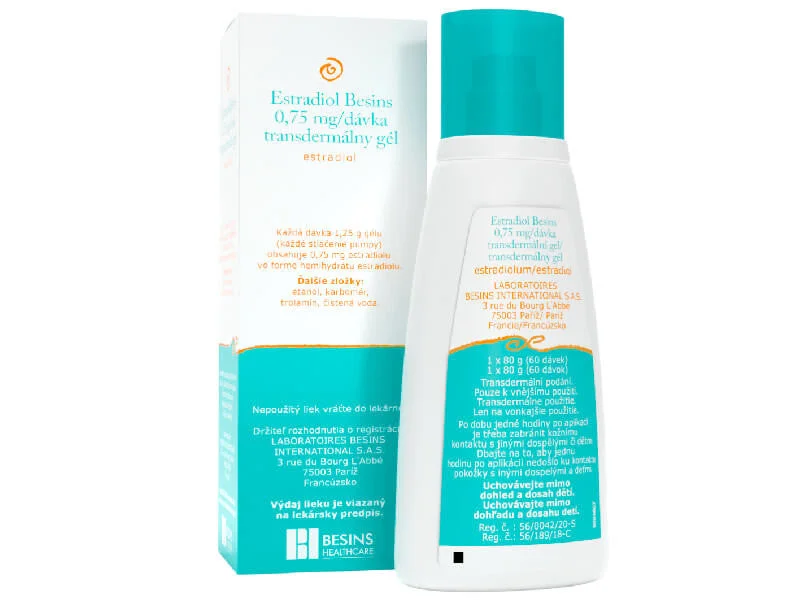 Estradiol Besins gel transdermic 0,75mg 80g