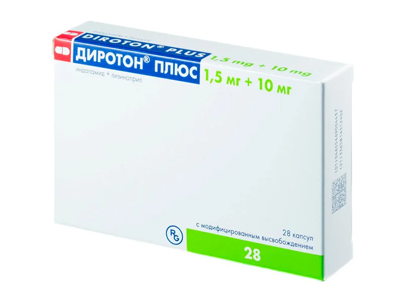 Diroton Plus 10mg/1,5mg caps. elib. modif.