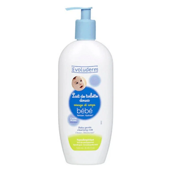 Evoluderm Lăptișor de curățare pentru față și corp, pentru copii 0+, 500ml (9134)