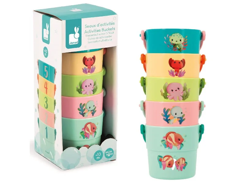 Art toys J04722 Buckets My Baby Animals