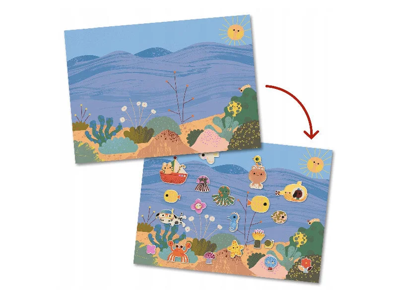 Art Toys DJ09949 CREER AVEC DES STICKERS Summer FSC MIX