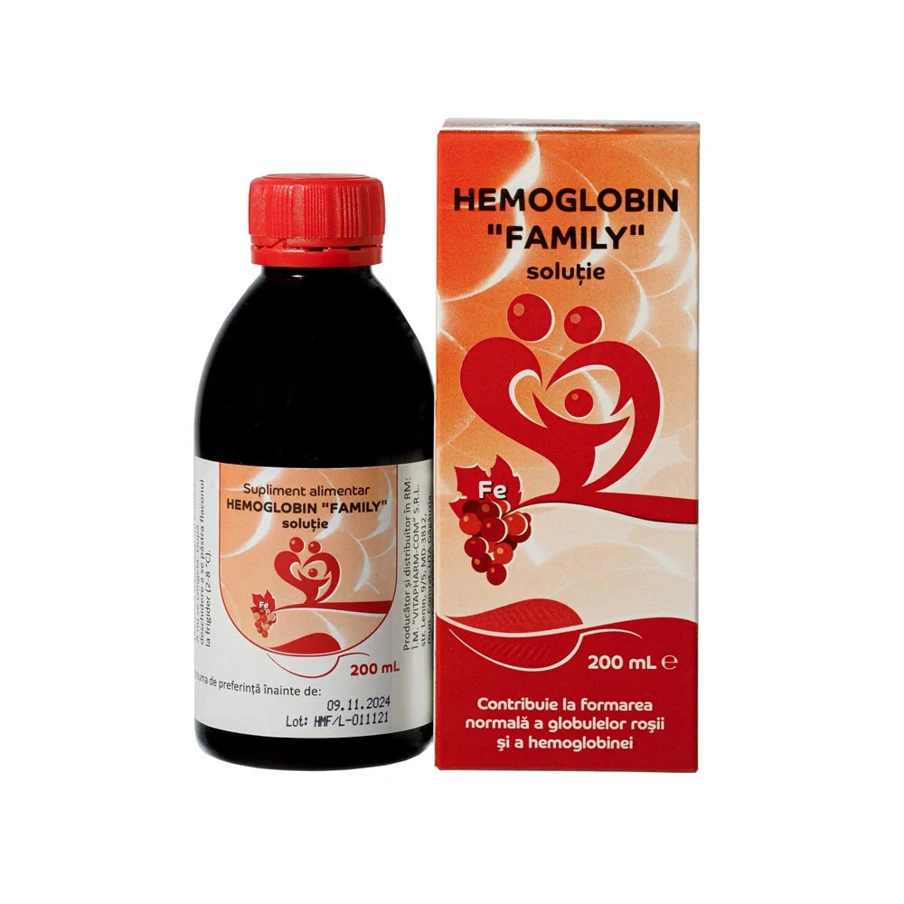 Hemoglobin "Family" solutie 200 ml. N1