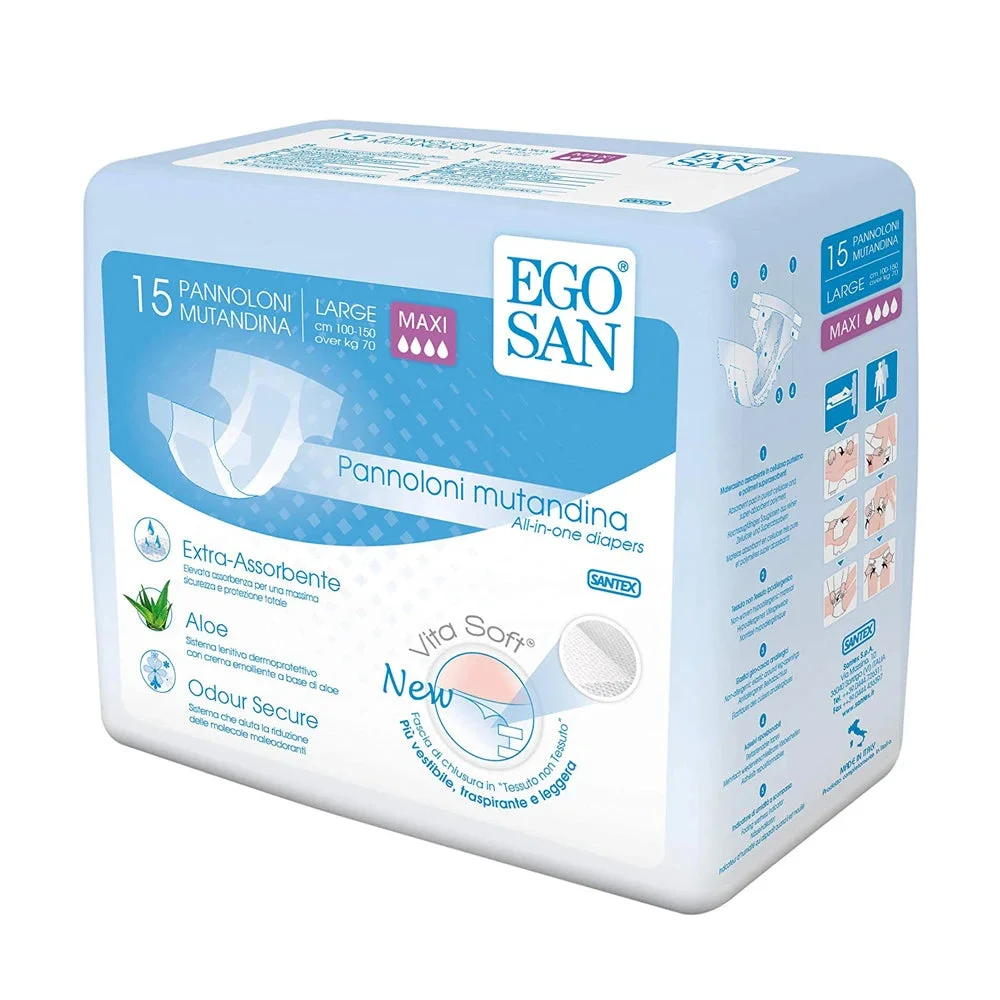 Egosan Vita Soft scutece MAXI, S, <40 kg, 50-80cm, 30buc
