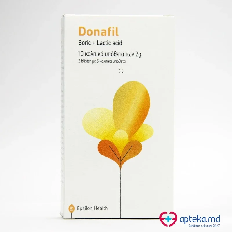 Donafil ovule vaginale N10 (acid boric+acid lactic)